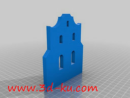 3D打印模型圣地亚哥房屋建筑的图片