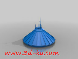 3D打印模型太空山圆台造型的图片