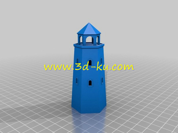 三层灯塔模型的图片2