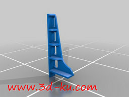 3D打印模型安装在抽屉内的支架的图片