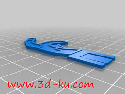 3D打印模型一套各种手势的回形针的图片