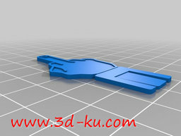 3D打印模型一套各种手势的回形针的图片