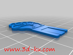 3D打印模型一套各种手势的回形针的图片