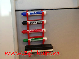 3D打印模型粉笔板擦放置架的图片