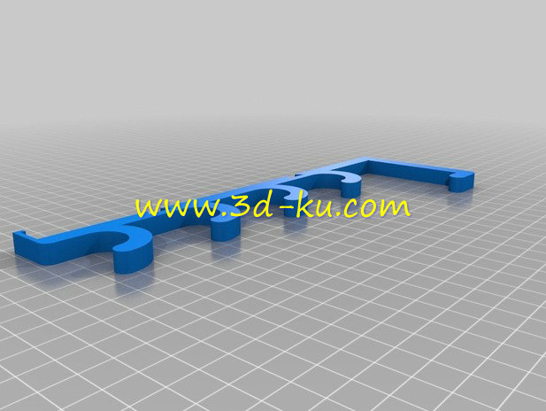 粉笔板擦放置架模型的图片2