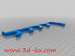 3D打印模型粉笔板擦放置架的图片