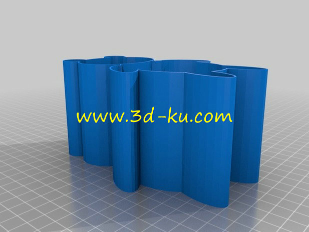 泰迪小笔筒模型的图片1