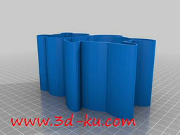 3D打印模型泰迪小笔筒的图片