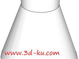 3D打印模型这是小的锥形瓶，做化的图片