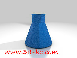 3D打印模型这是小的锥形瓶，做化的图片