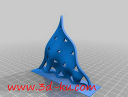 3D打印模型正弦波表面的图片