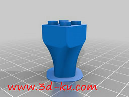 3D打印模型集量角器的图片