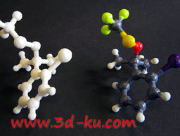 分子结构模型的图片