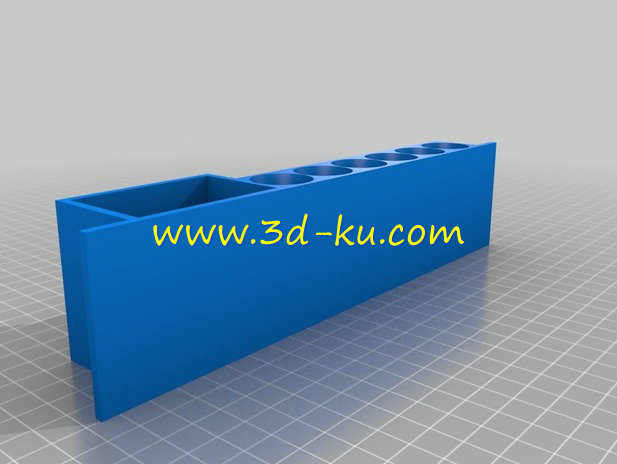 白板的粉笔与板擦架模型的图片2