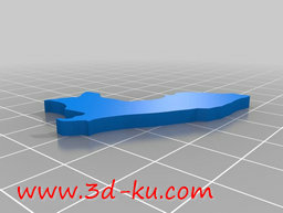 3D打印模型拉丁美洲地图的图片