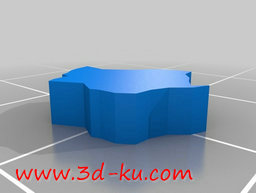 3D打印模型拉丁美洲地图的图片