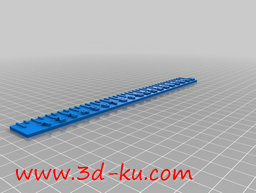3D打印模型刻度标尺的图片