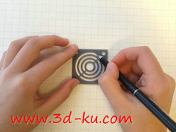 3D打印模型圆尺的图片