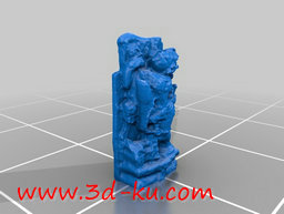 3D打印模型佛陀石碑雕刻的图片