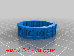3D打印模型密码筒的图片