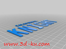 3D打印模型电影中的车牌道具的图片