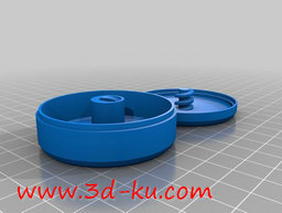3D打印模型盛放耳机的容器的图片
