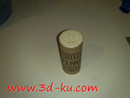 3D打印模型胡椒瓶的图片