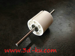 3D打印模型阀芯延伸卷筒的图片