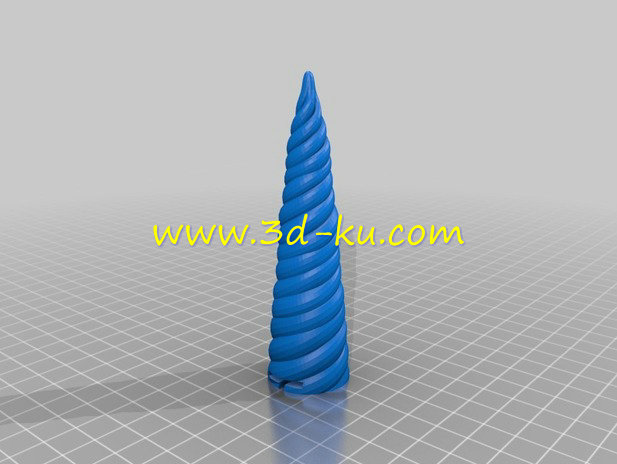 独角兽的角模型的图片1