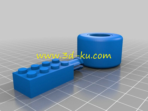 乐高玩具车的车轴和车模型的图片1