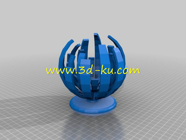 爪牙式烛台模型的图片2