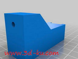 3D打印模型书架支架，防止书架倾的图片