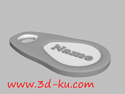3D打印模型行李辨识牌的图片