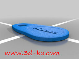 3D打印模型行李辨识牌的图片