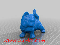 3D打印模型古董瓷猫的图片