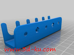 3D打印模型墙头夹架的图片