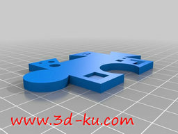 3D打印模型拼图游戏的游戏板块的图片