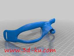 3D打印模型壁球护目镜的图片