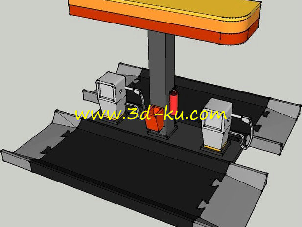 玩具加油站模型的图片1