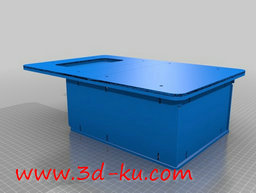 3D打印模型藏在墙里的垃圾桶的图片