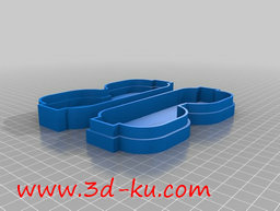 3D打印模型便携眼镜盒的图片