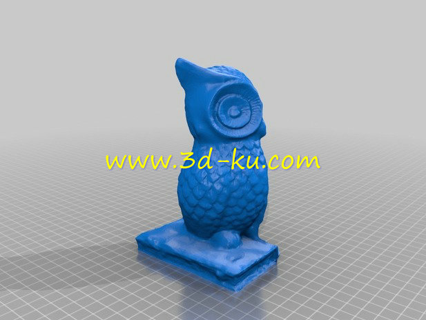 猫头鹰书挡模型的图片3