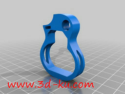 3D打印模型空心吉他身体的图片