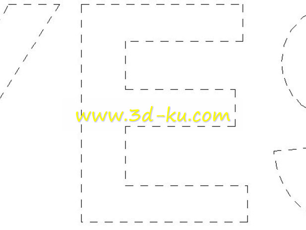 3D透视字母yes或模型的图片1