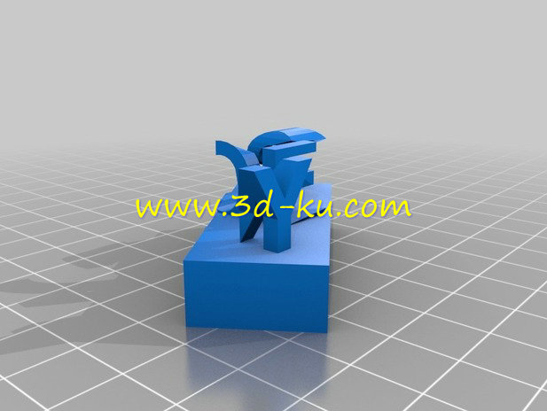3D透视字母yes或模型的图片2