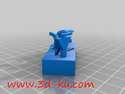 3D打印模型3D透视字母yes或的图片