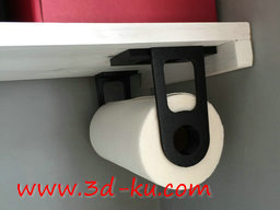 3D打印模型卷纸支架的图片