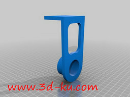 3D打印模型卷纸支架的图片