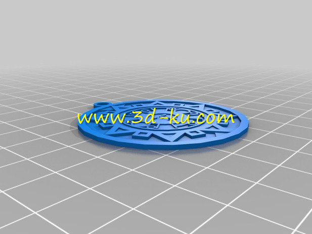 阿兹台克人的圣石吊坠模型的图片2