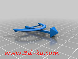 3D打印模型弓和箭的图片